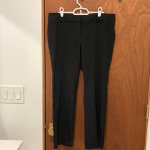 Ann Taylor Women’s Size 10 Petite Black Pants Straight Leg Ankle